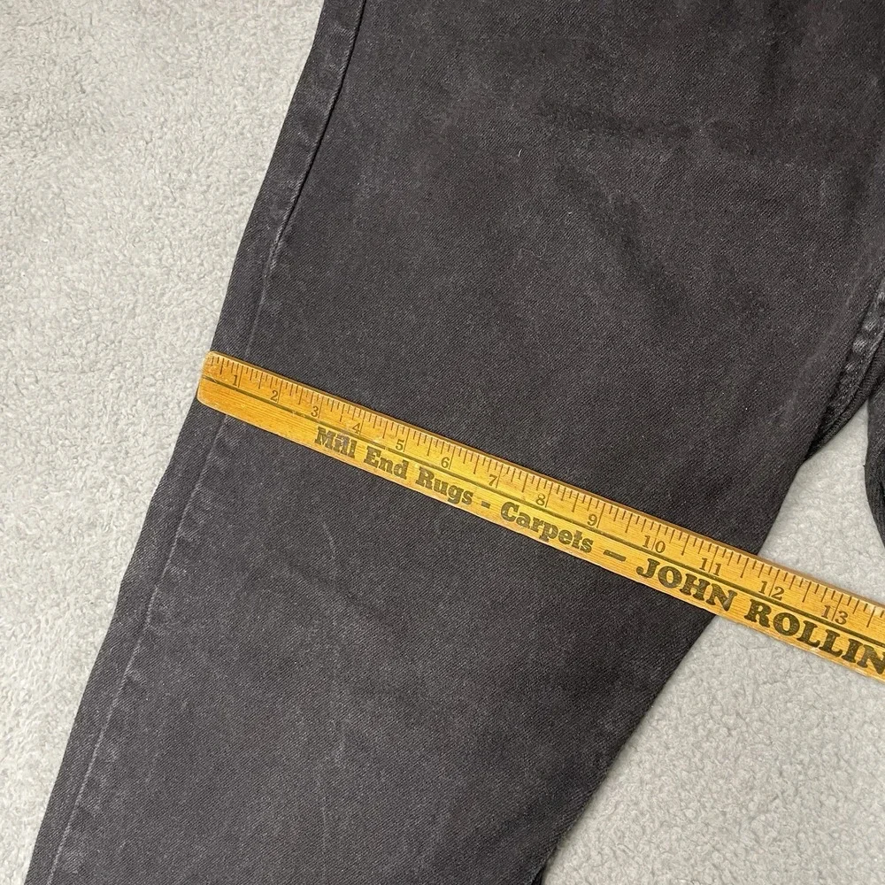 Vintage Polo Jeans Co Ralph Lauren Black Relaxed Wideleg Jeans 38x30 Fits 36x29